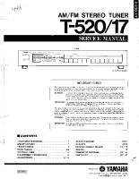 Yamaha T-520 - Service Manual